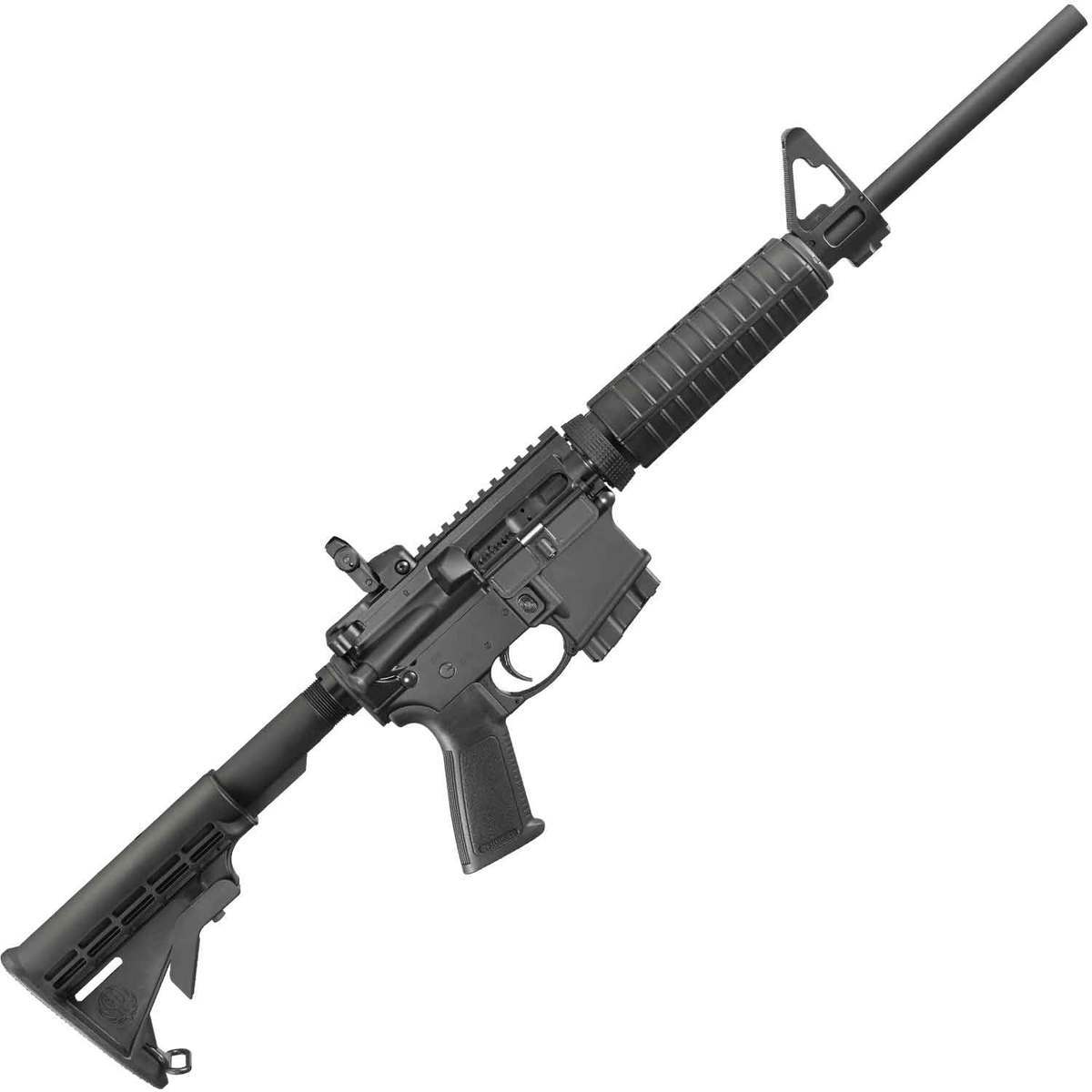 Ruger AR-556 5.56mm NATO 16.1in Black Anodized Semi Automatic Modern Sporting Rifle - 10+1 Rounds - Black Ruger AR-556 5.56mm NATO 16.1in Black Anodized Semi Automatic Modern Sporting Rifle - 10+1 Rounds - Black