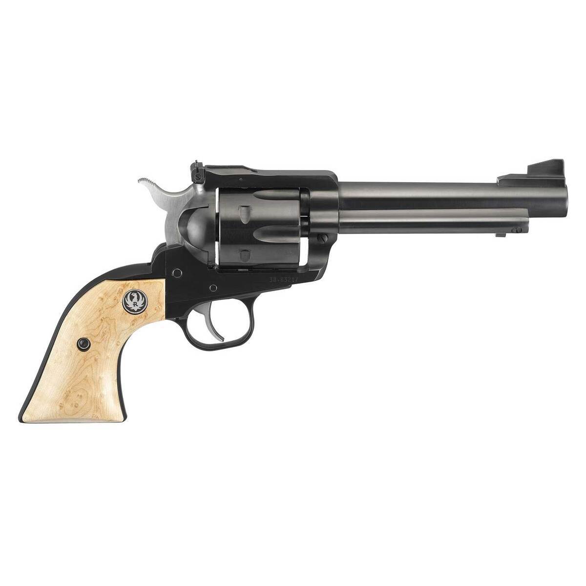 Ruger Blackhawk Convertible 357 Magnum/9mm 5.5in Maple/Blued Revolver - 6 Rounds Ruger Blackhawk Convertible 357 Magnum/9mm 5.5in Maple/Blued Revolver - 6 Rounds