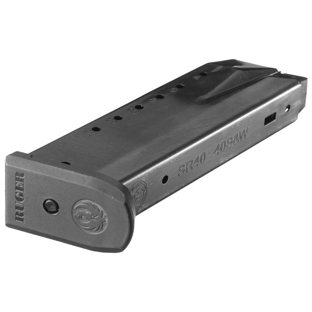 Ruger Blued SR40/SR40c 40 S&W Handgun Magazine - 15 Rounds - Blued Ruger Blued SR40/SR40c 40 S&W Handgun Magazine - 15 Rounds - Blued