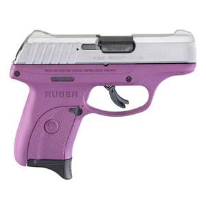 Ruger EC9s 9mm Luger 3.12in Aluminum Cerakote/Purple Pistol - 7+1 Rounds
