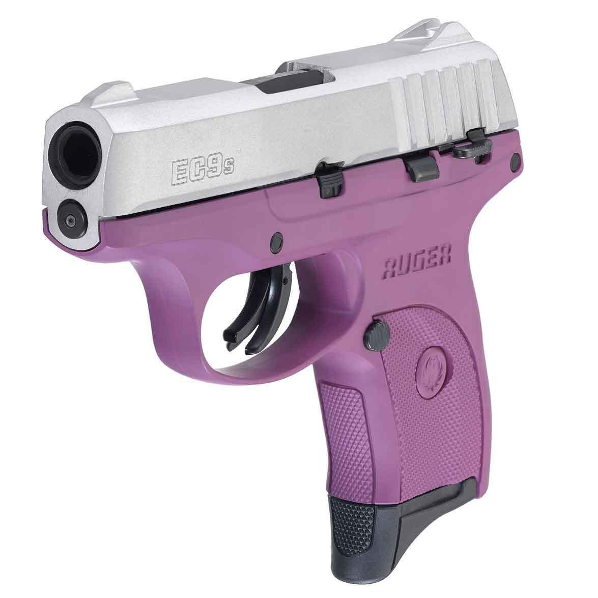 Ruger EC9s 9mm Luger 3.12in Aluminum Cerakote/Purple Pistol - 7+1 Rounds - Purple Ruger EC9s 9mm Luger 3.12in Aluminum Cerakote/Purple Pistol - 7+1 Rounds - Purple