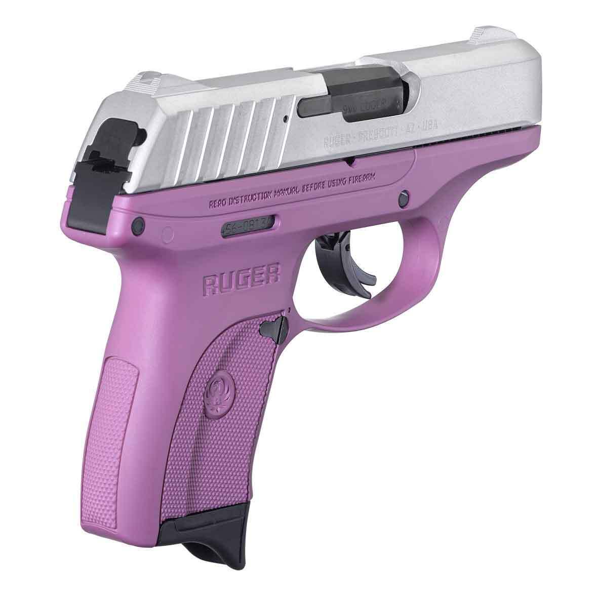 Ruger EC9s 9mm Luger 3.12in Aluminum Cerakote/Purple Pistol - 7+1 Rounds - Purple Ruger EC9s 9mm Luger 3.12in Aluminum Cerakote/Purple Pistol - 7+1 Rounds - Purple