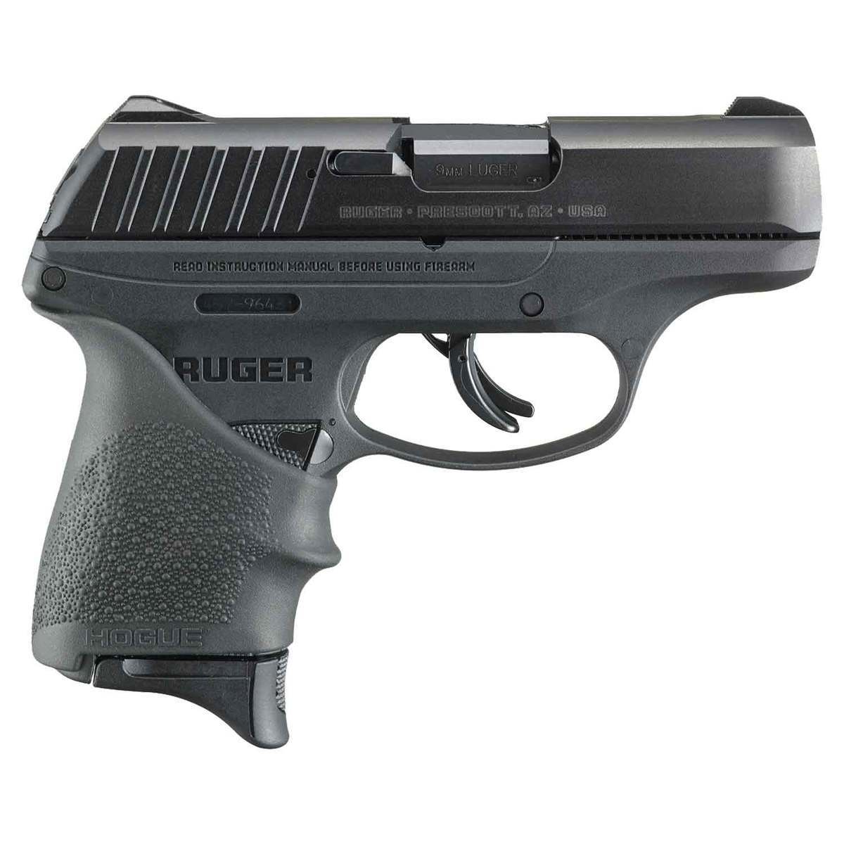 Ruger EC9s 9mm Luger 3.12in Black Pistol - 7+1 Rounds - Black Ruger EC9s 9mm Luger 3.12in Black Pistol - 7+1 Rounds - Black