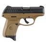 Ruger EC9s 9mm Luger 3.12in Black/FDE Pistol - 7+1 Rounds - Tan