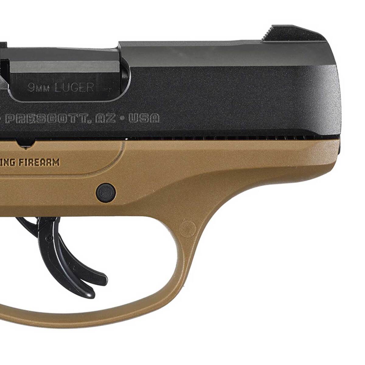 Ruger EC9s 9mm Luger 3.12in Black/FDE Pistol - 7+1 Rounds - Flat Dark Earth Ruger EC9s 9mm Luger 3.12in Black/FDE Pistol - 7+1 Rounds - Flat Dark Earth