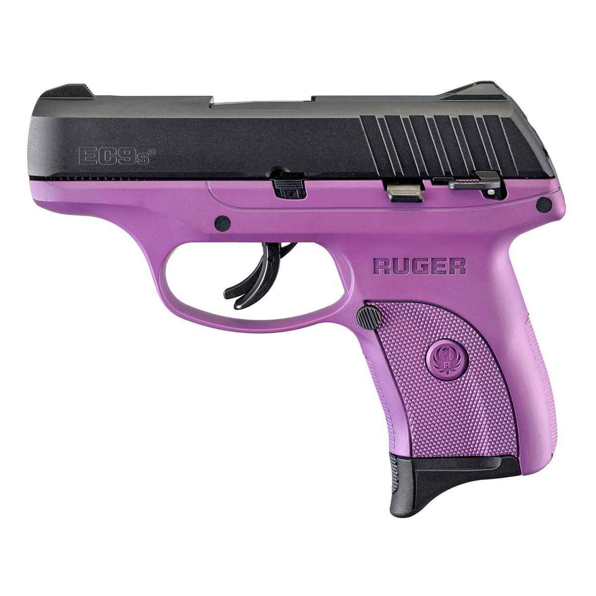 Ruger EC9s 9mm Luger 3.12in Black/Purple Pistol - 7+1 Rounds - Purple Cerakote Ruger EC9s 9mm Luger 3.12in Black/Purple Pistol - 7+1 Rounds - Purple Cerakote