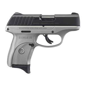 Ruger EC9s 9mm Luger 3.12in Black/Silver Pistol - 7+1 Rounds