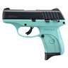Ruger EC9s 9mm Luger 3.12in Black/Turquoise Pistol - 7+1 Rounds - Blue