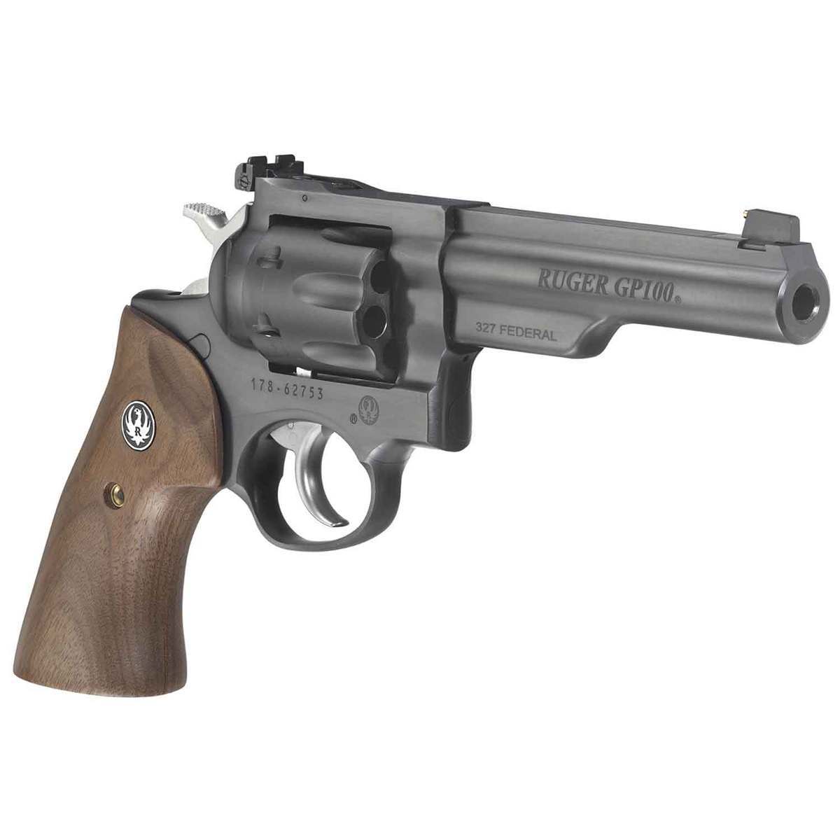 Ruger GP100 327 Federal Magnum 5in Blued Revolver - 7 Rounds Ruger GP100 327 Federal Magnum 5in Blued Revolver - 7 Rounds