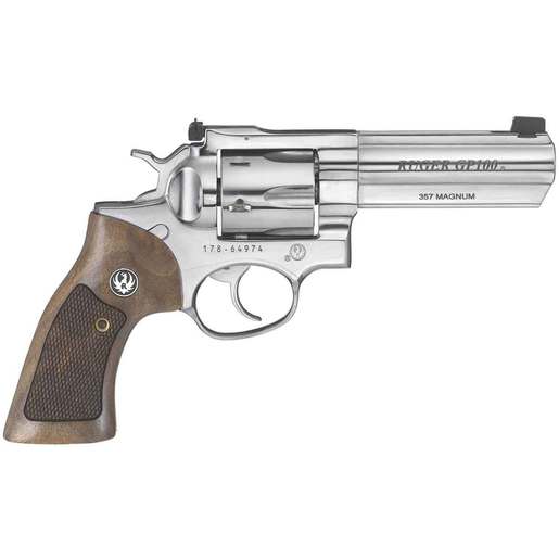 Ruger GP100 357 Magnum 4.2in Stainless Revolver - 6 Rounds image