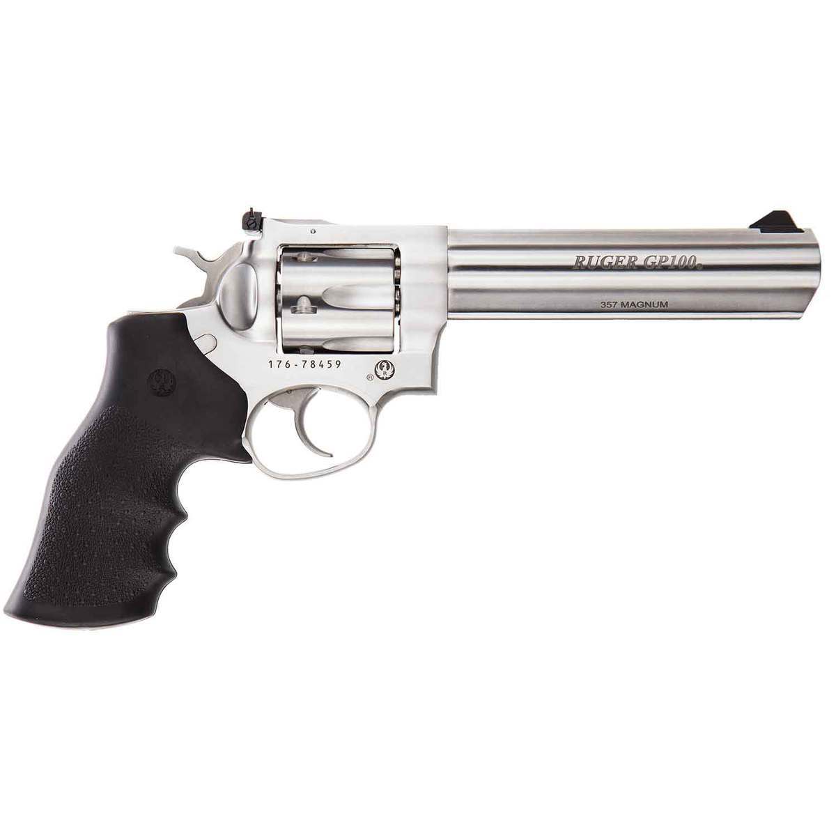 Ruger GP100 357 Magnum 6in Stainless Revolver - 6 Rounds Ruger GP100 357 Magnum 6in Stainless Revolver - 6 Rounds