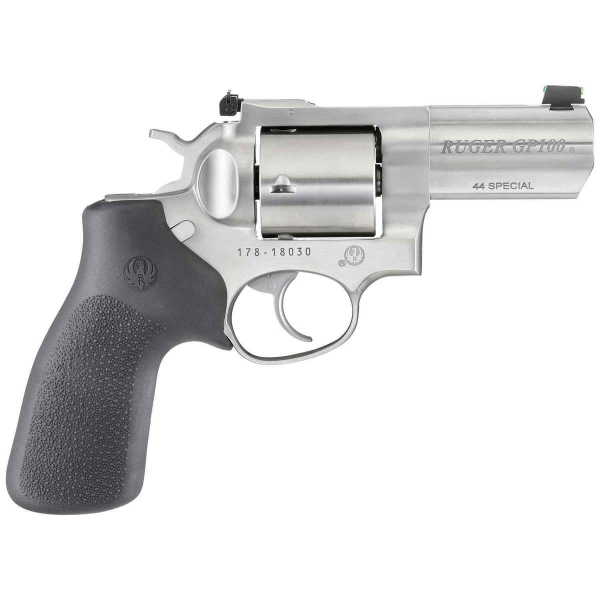Ruger GP100 44 Special 3in Stainless Revolver - 5 Rounds Ruger GP100 44 Special 3in Stainless Revolver - 5 Rounds