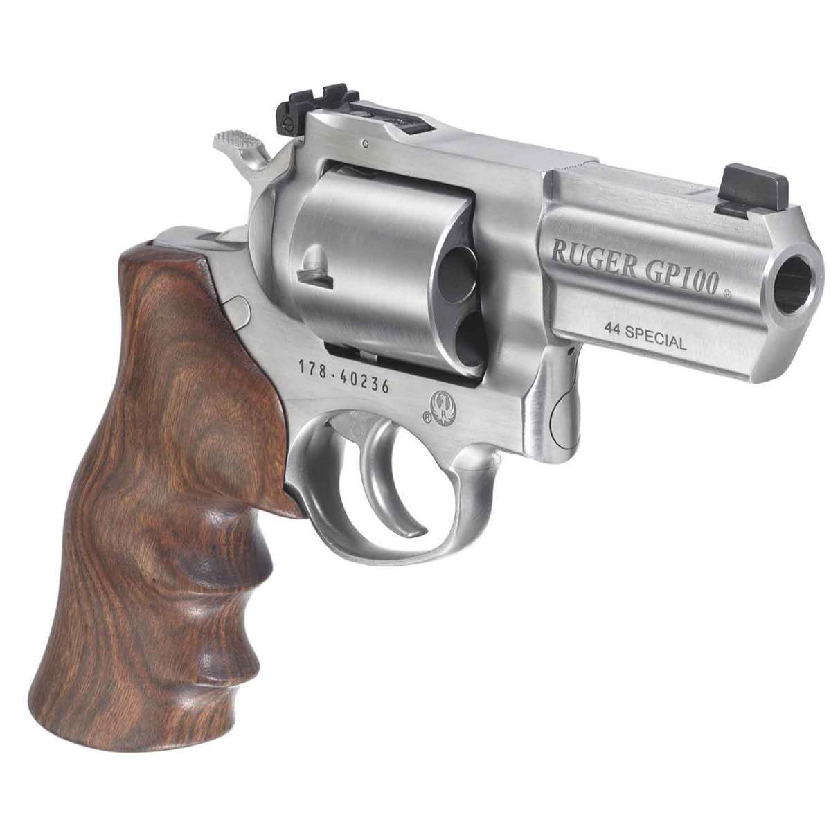 Ruger GP100 44 Special 3in Stainless Revolver - 5 Rounds Ruger GP100 44 Special 3in Stainless Revolver - 5 Rounds