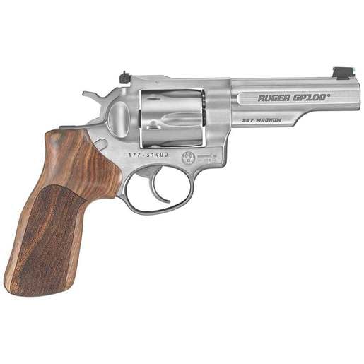 Ruger GP100 Match Champion Adjustable Sights 357 Magnum 4.2in Stainless Revolver - 6 Rounds image