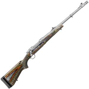 Ruger Guide Gun Green Mountain Stainless Bolt Action Rifle - 338 Winchester Magnum - 20in
