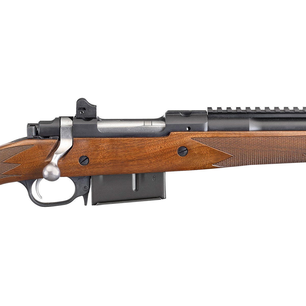 Ruger Gunsite Scout Matte Black/Walnut Bolt Action Rifle - 450 Bushmaster Ruger Gunsite Scout Matte Black/Walnut Bolt Action Rifle - 450 Bushmaster