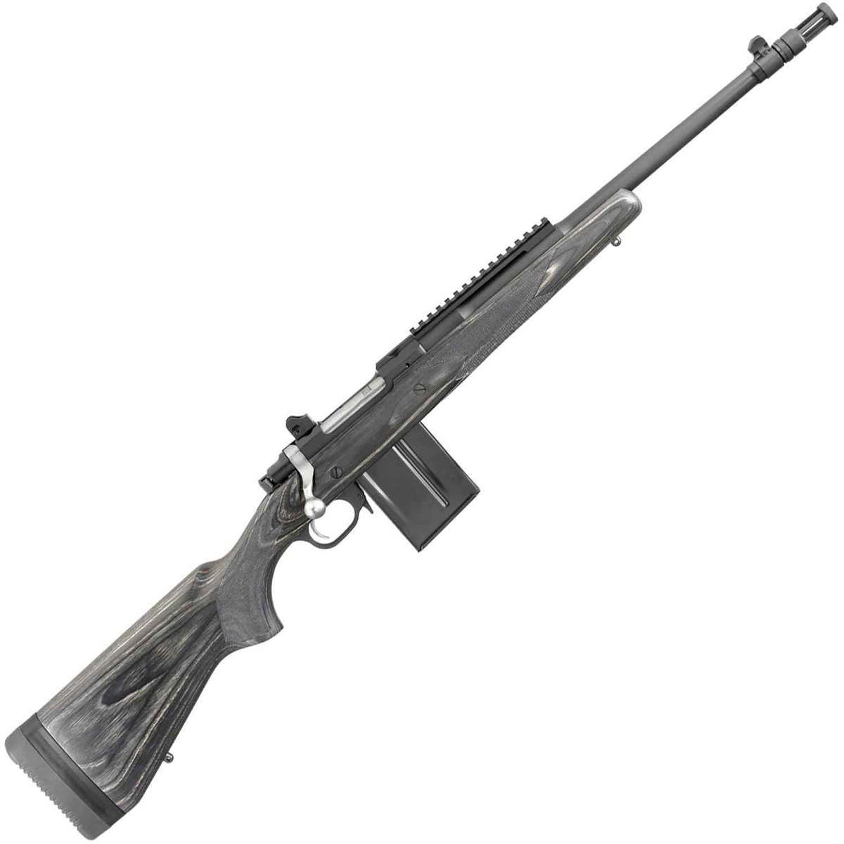 Ruger Gunsite Scout Matte Black/Gray Bolt Action Rifle - 308 Winchester - 16.1in - Camo Ruger Gunsite Scout Matte Black/Gray Bolt Action Rifle - 308 Winchester - 16.1in - Camo