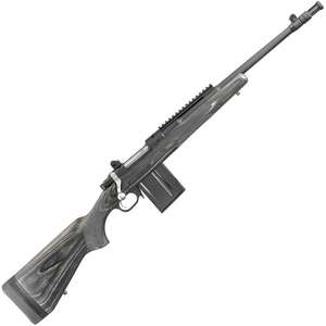 Ruger Gunsite Scout Matte Black/Gray Bolt Action Rifle - 308 Winchester - 16.1in