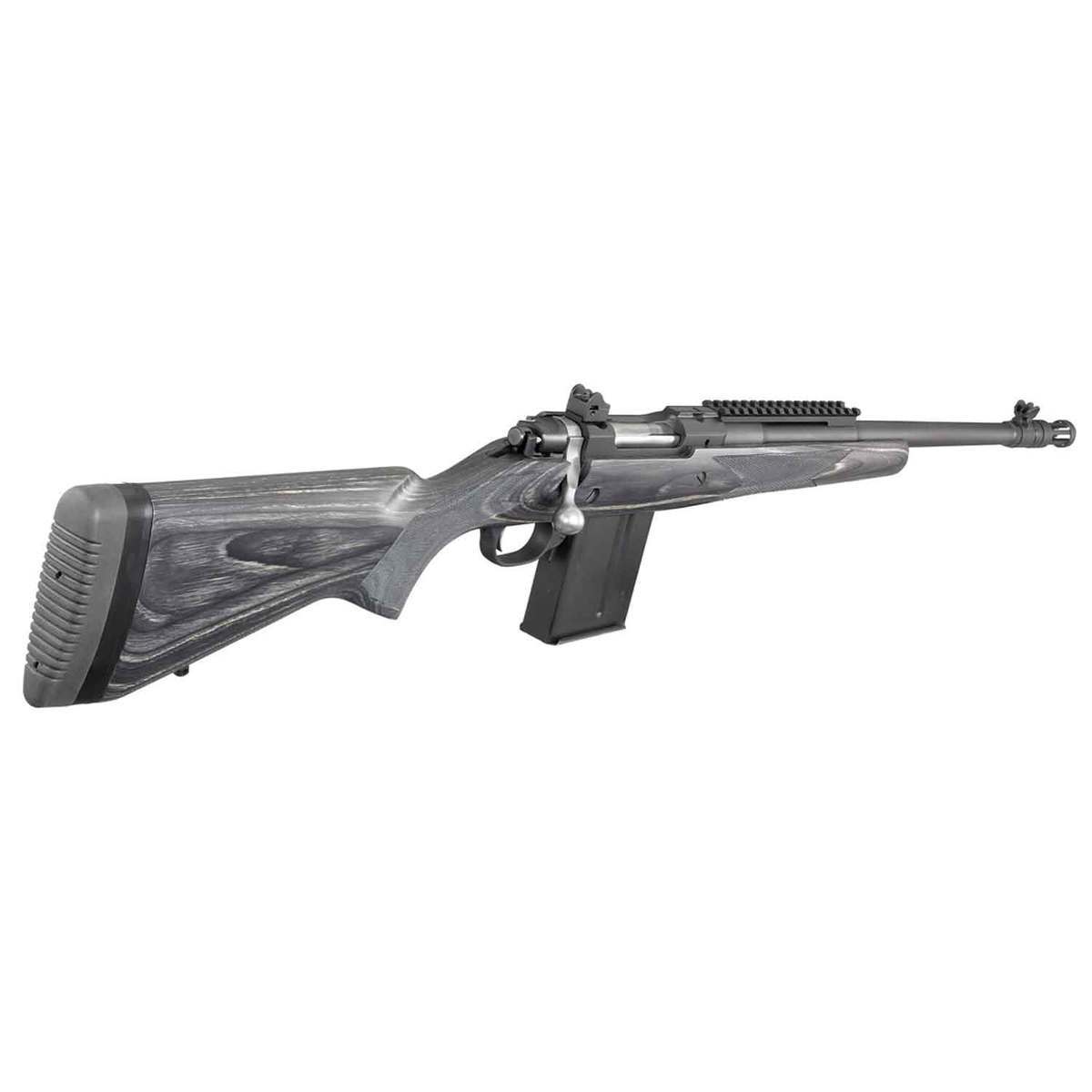 Ruger Gunsite Scout Matte Black/Gray Bolt Action Rifle - 308 Winchester - 16.1in - Camo Ruger Gunsite Scout Matte Black/Gray Bolt Action Rifle - 308 Winchester - 16.1in - Camo