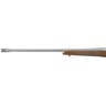 Ruger Hawkeye Hunter Satin Stainless Left Hand Bolt Action Rifle - 300 Winchester Magnum - 24in - Brown