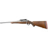 Ruger Hawkeye Hunter Left Hand - Stainless/Walnut Bolt Action Rifle - 300 Winchester Magnum - 24in - Wood