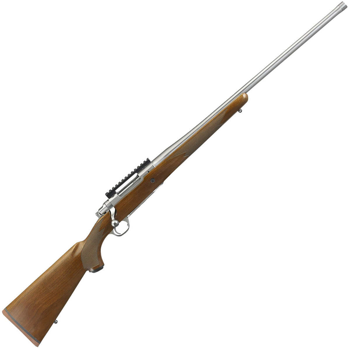 Ruger Hawkeye Hunter 204 Ruger Stainless/Walnut Bolt Action Rifle ...