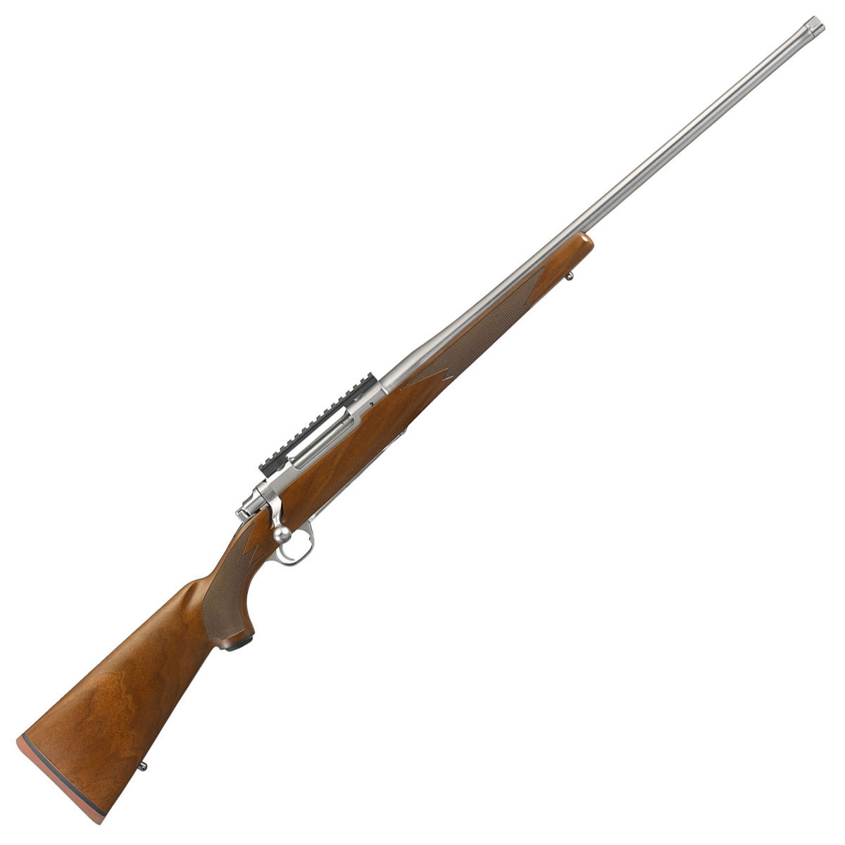 Ruger Hawkeye Hunter Stainless Walnut Bolt Action Rifle 30 06 Springfield American Walnut Sportsman S Warehouse