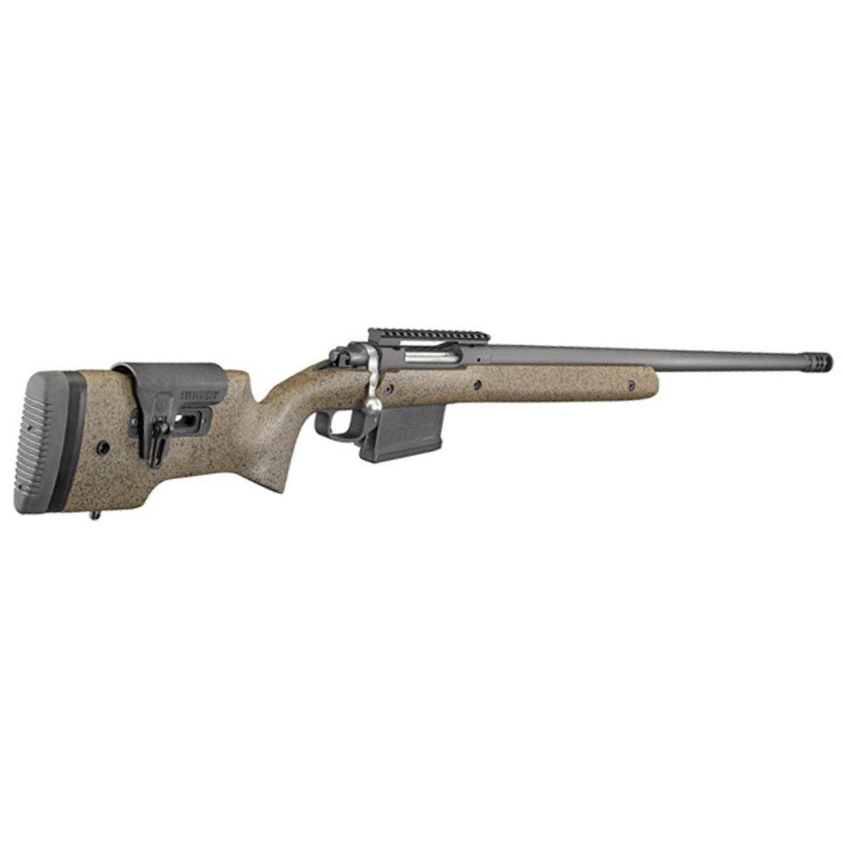 Ruger Hawkeye Long-Range Target Black/Brown Bolt Action Rifle - 300 Winchester Magnum - Black/Brown Ruger Hawkeye Long-Range Target Black/Brown Bolt Action Rifle - 300 Winchester Magnum - Black/Brown