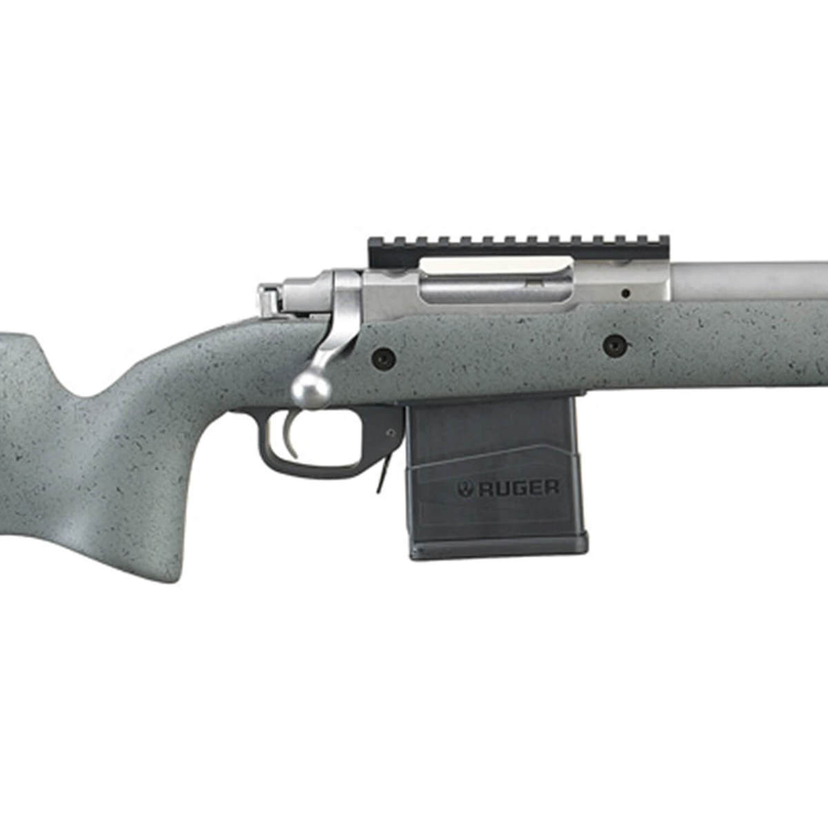 Ruger Hawkeye Long-Range Target Stainless/Gray/Black Bolt Action Rifle ...