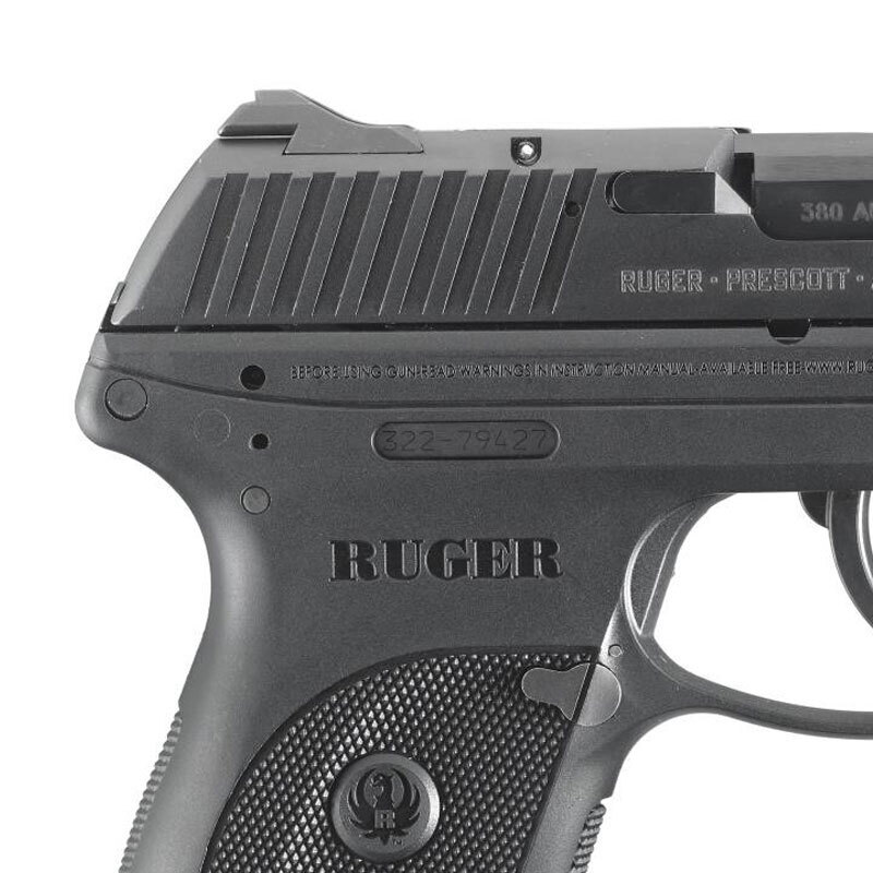 Ruger LC380 380 Auto (ACP) 3.12in Black Pistol - 7+1 Rounds - Black Ruger LC380 380 Auto (ACP) 3.12in Black Pistol - 7+1 Rounds - Black