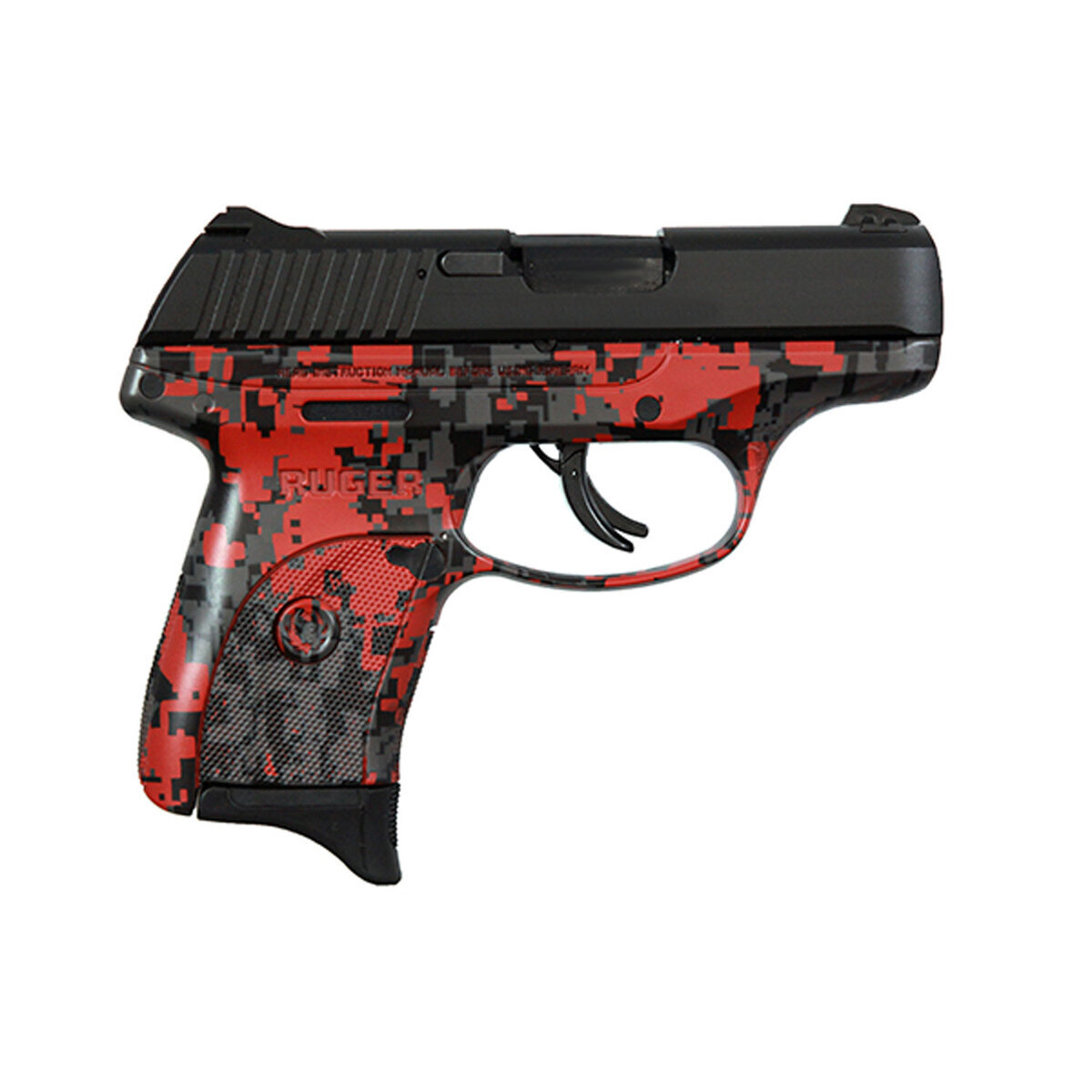 Ruger LC9S 9mm Luger 3.12in Black/D Camo Pistol 7+1 Rounds - Black Slide With Davidson's Camo Ruger LC9S 9mm Luger 3.12in Black/D Camo Pistol 7+1 Rounds - Black Slide With Davidson's Camo