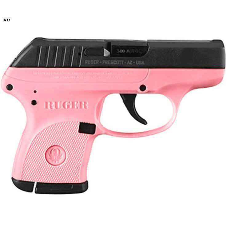 Ruger LCP 380 Auto (ACP) 2.75in Pink/Black Pistol - 6+1 Rounds - Pink Ruger LCP 380 Auto (ACP) 2.75in Pink/Black Pistol - 6+1 Rounds - Pink