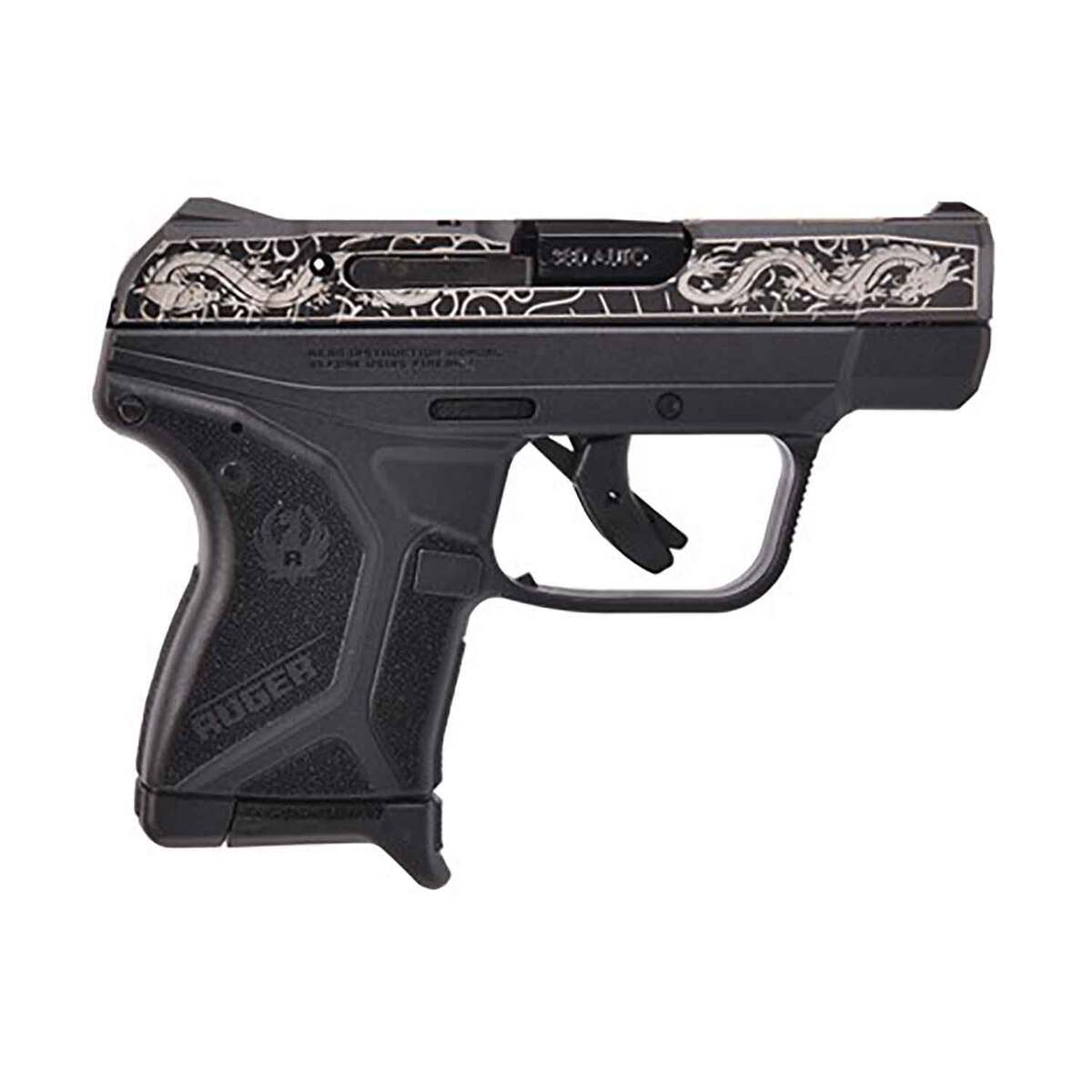 Ruger LCP II 380 Auto (ACP) 2.75in Blued Engraved Pistol - 6+1 Rounds ...