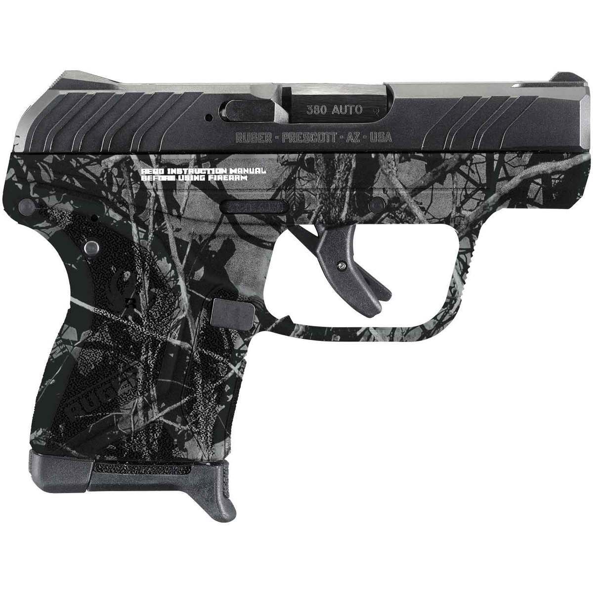 Ruger Lcp Ii 380 Auto Acp 2 75in Camo Black Pistol 6 1 Rounds Sportsman S Warehouse