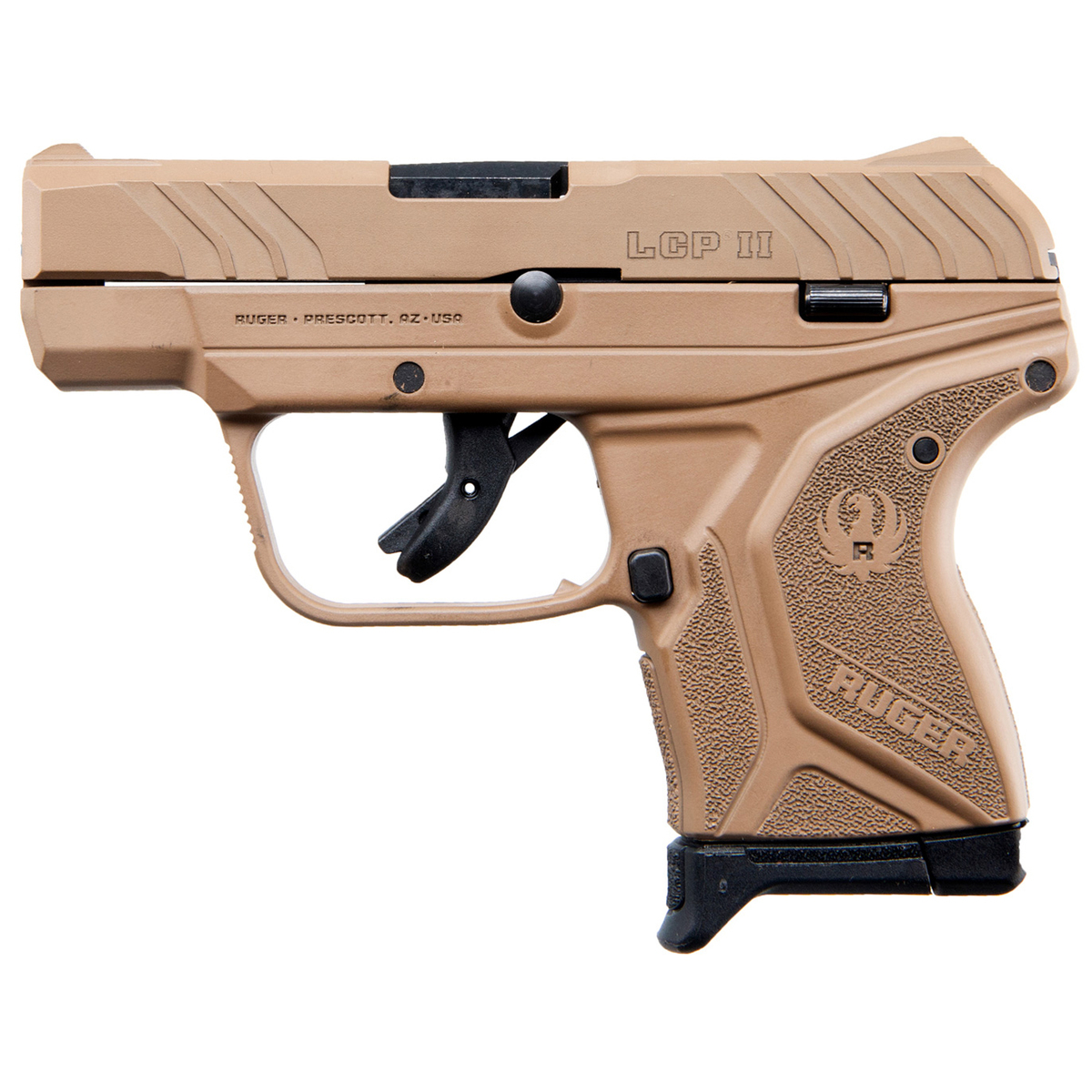 Ruger LCP II 380 Auto (ACP) 2.75in Flat Dark Earth Pistol - 6+1 Rounds ...