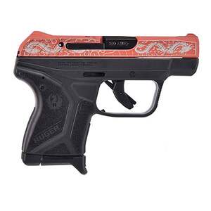 Ruger LCP II 380 Auto (ACP) 2.75in Red Cerakote Engraved Pistol - 6+1 Rounds