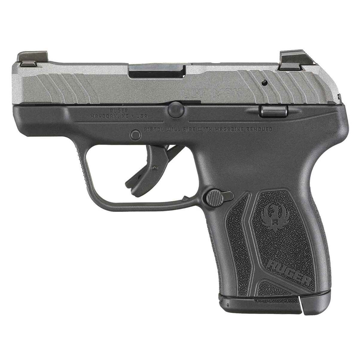 Ruger LCP MAX 380 Auto (ACP) 2.8in Black Oxide Pistol - 10+1 Rounds - Black Ruger LCP MAX 380 Auto (ACP) 2.8in Black Oxide Pistol - 10+1 Rounds - Black