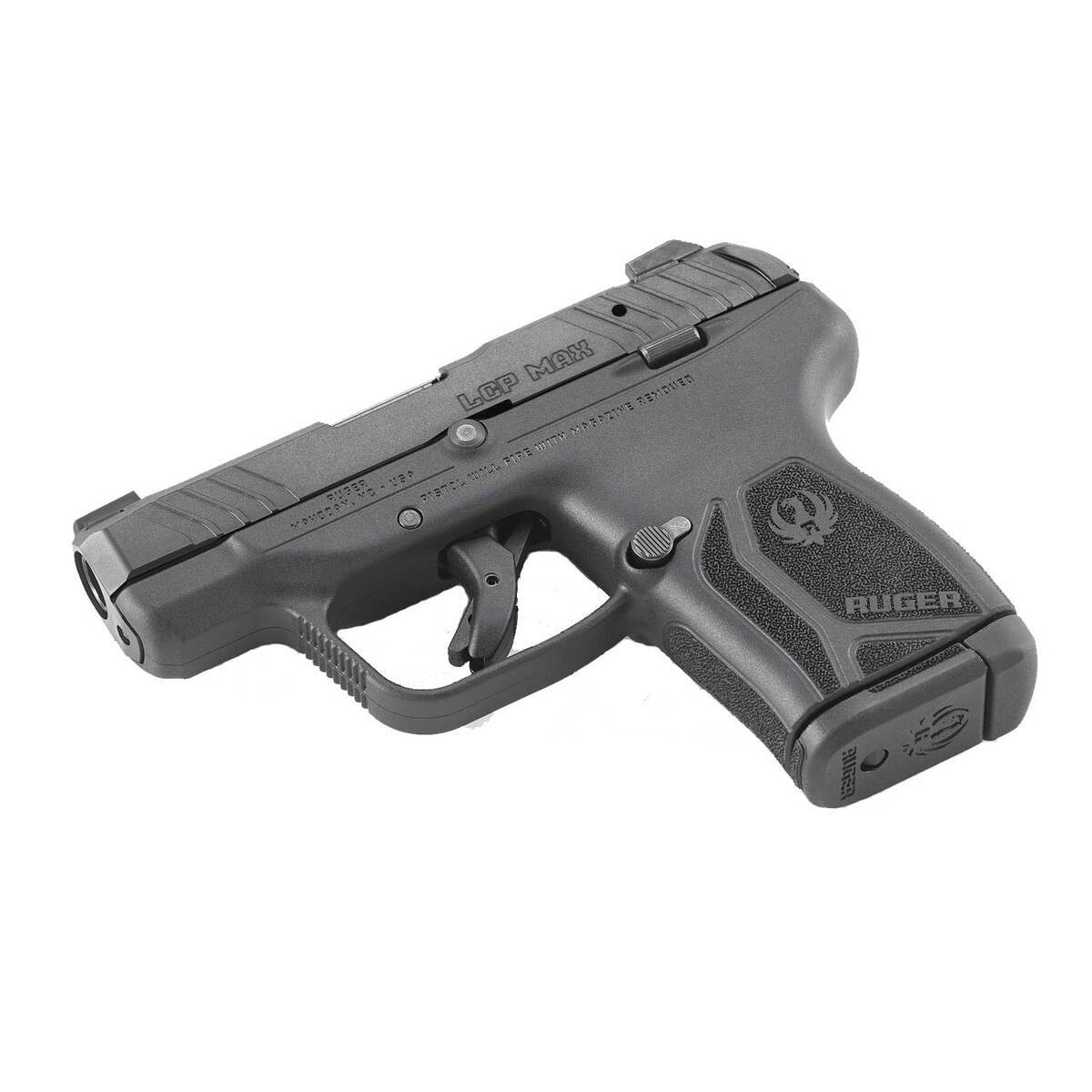 Ruger LCP MAX 380 Auto (ACP) 2.8in Black Pistol - 10+1 Rounds - Black Ruger LCP MAX 380 Auto (ACP) 2.8in Black Pistol - 10+1 Rounds - Black