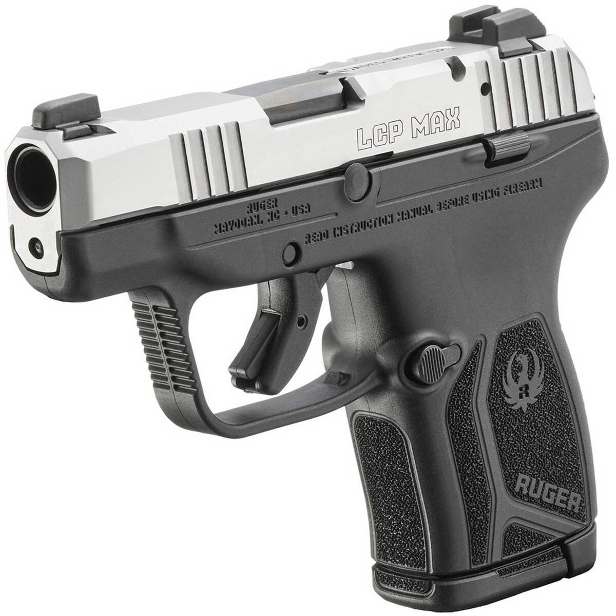 Ruger LCP MAX 380 Auto (ACP) 2.8in Matte Stainless Pistol - 10+1 Rounds ...