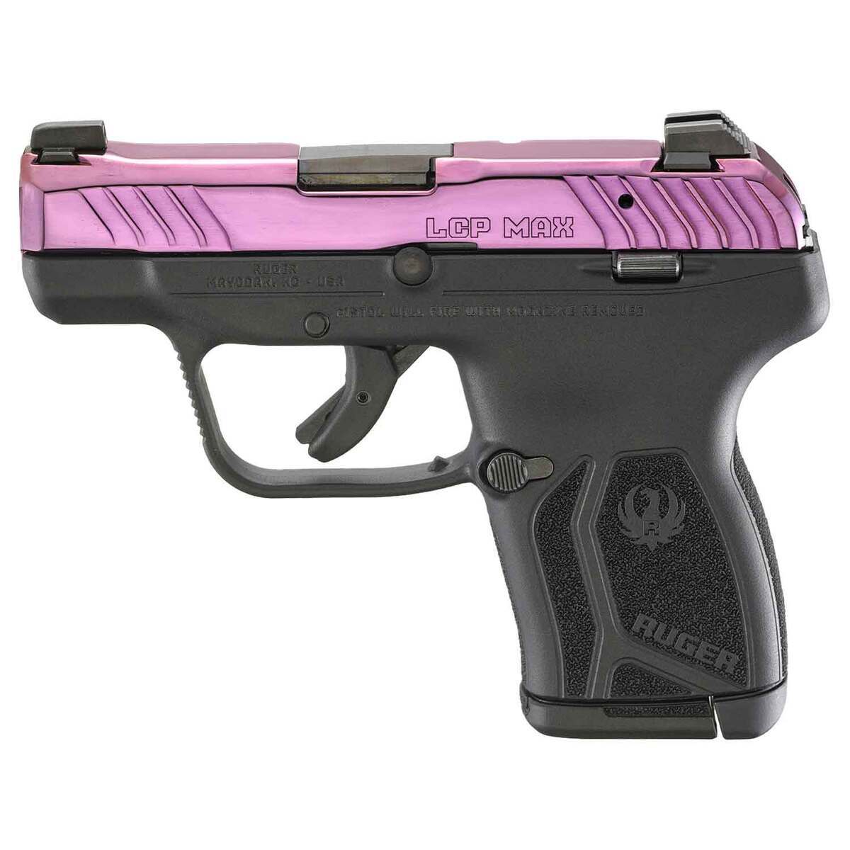 Ruger LCP MAX 380 Auto (ACP) 2.8in Purple PVD Pistol - 10+1 Rounds - Purple Ruger LCP MAX 380 Auto (ACP) 2.8in Purple PVD Pistol - 10+1 Rounds - Purple