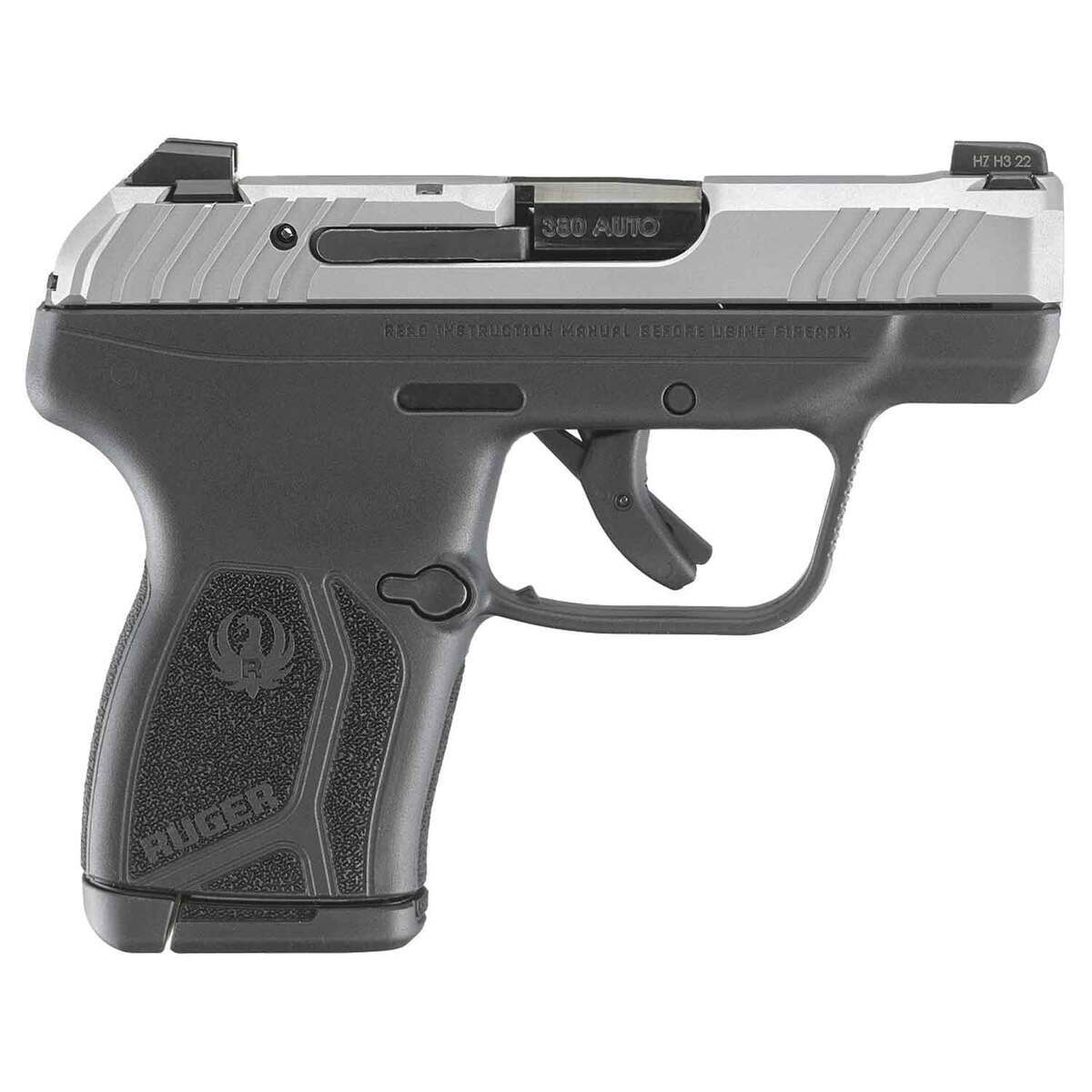 Ruger LCP Max 380 Auto (ACP) 3in Stainless Pistol - 10+1 Rounds - Gray Ruger LCP Max 380 Auto (ACP) 3in Stainless Pistol - 10+1 Rounds - Gray