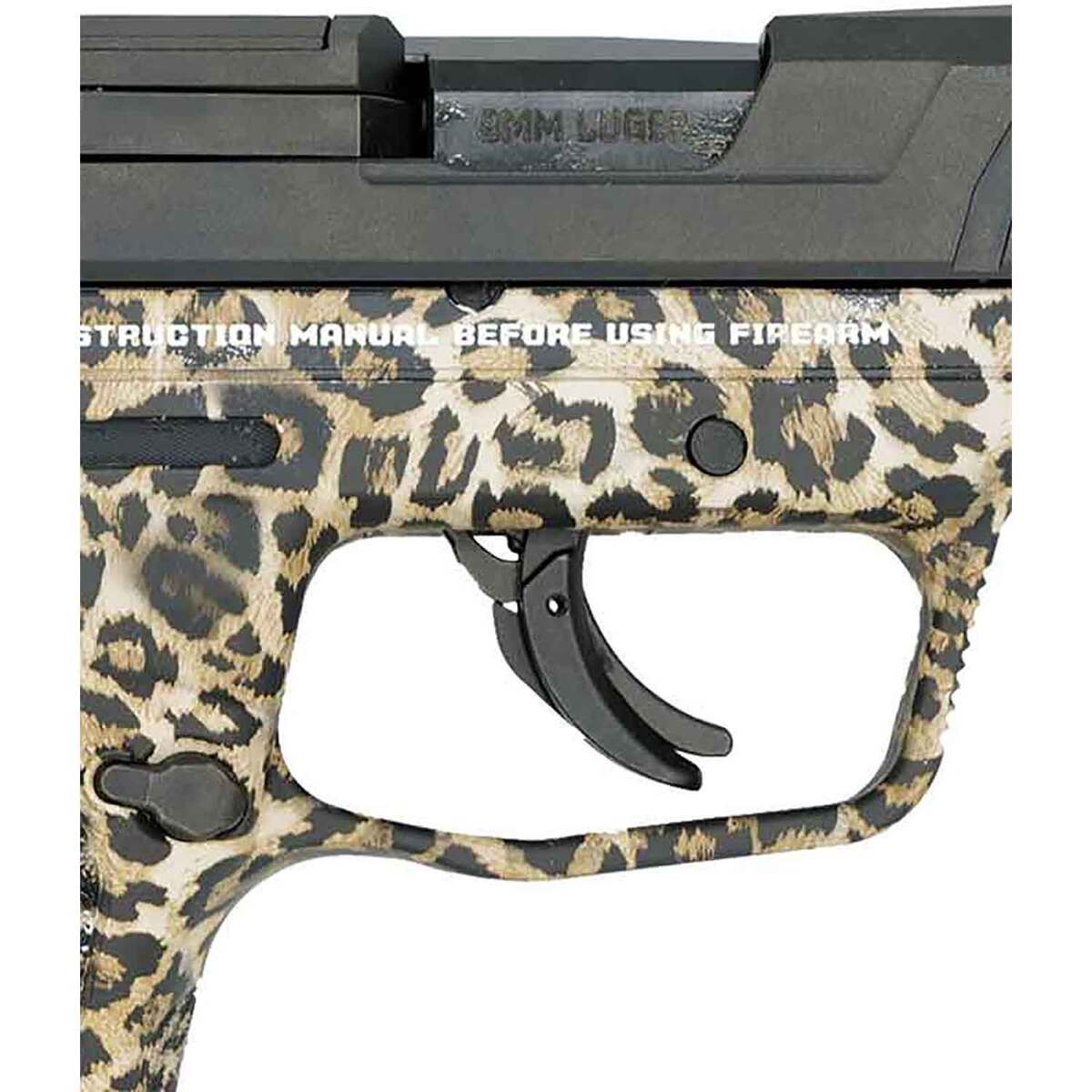 Ruger LCP MAX Leopard 380 Auto (ACP) 2.8in Black Pistol - 12+1 Rounds - Black Ruger LCP MAX Leopard 380 Auto (ACP) 2.8in Black Pistol - 12+1 Rounds - Black