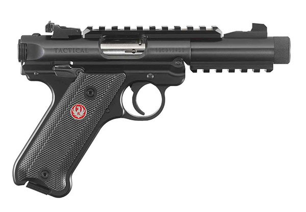 Ruger Mark IV Tactical 22 Long Rifle 4.4in Blued Pistol - 10+1 Rounds
