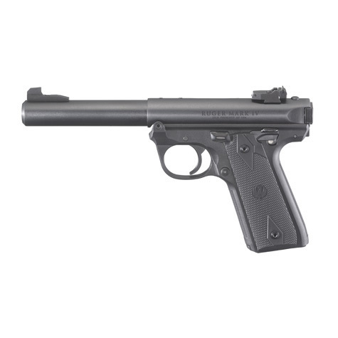 Ruger Mark IV 22/45 22 Long Rifle 5.5in Blued Pistol - 10+1 Rounds Ruger Mark IV 22/45 22 Long Rifle 5.5in Blued Pistol - 10+1 Rounds