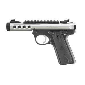 Ruger Mark IV 22/45 Lite 22 Long Rifle 4.4in Clear Anodized Aluminum Pistol - 10+1 Rounds