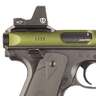 Ruger Mark IV 22/45 Lite 22 Long Rifle 4.4in Green Anodized Pistol - 10+1 Rounds - Green