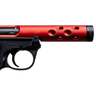 Ruger Mark IV 22/45 Lite 22 Long Rifle 4.4in Red Anodized Pistol - 10+1 Rounds - Red