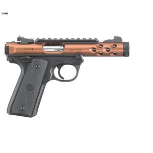 Ruger Mark IV 22/45 Lite 22 Long Rifle 4.4in Bronze Anodized Pistol - 10+1 Rounds