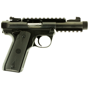 Ruger Mark IV 22/45 Tactical 22 Long Rifle 4.4in Blued Pistol - 10+1 Rounds
