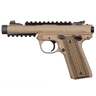 Ruger Mark IV 22/45 Tactical 22 Long Rifle 4.4in Davidsons Dark Earth Pistol - 10+1 Rounds - Tan